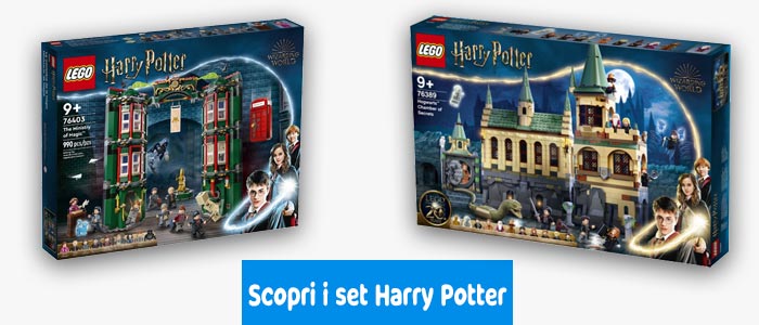 Set LEGO Harry Potter per i bimbi appassionati di Cinama
